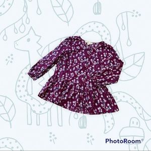 Roebuck & Co women’s sm long sleeve floral blouse